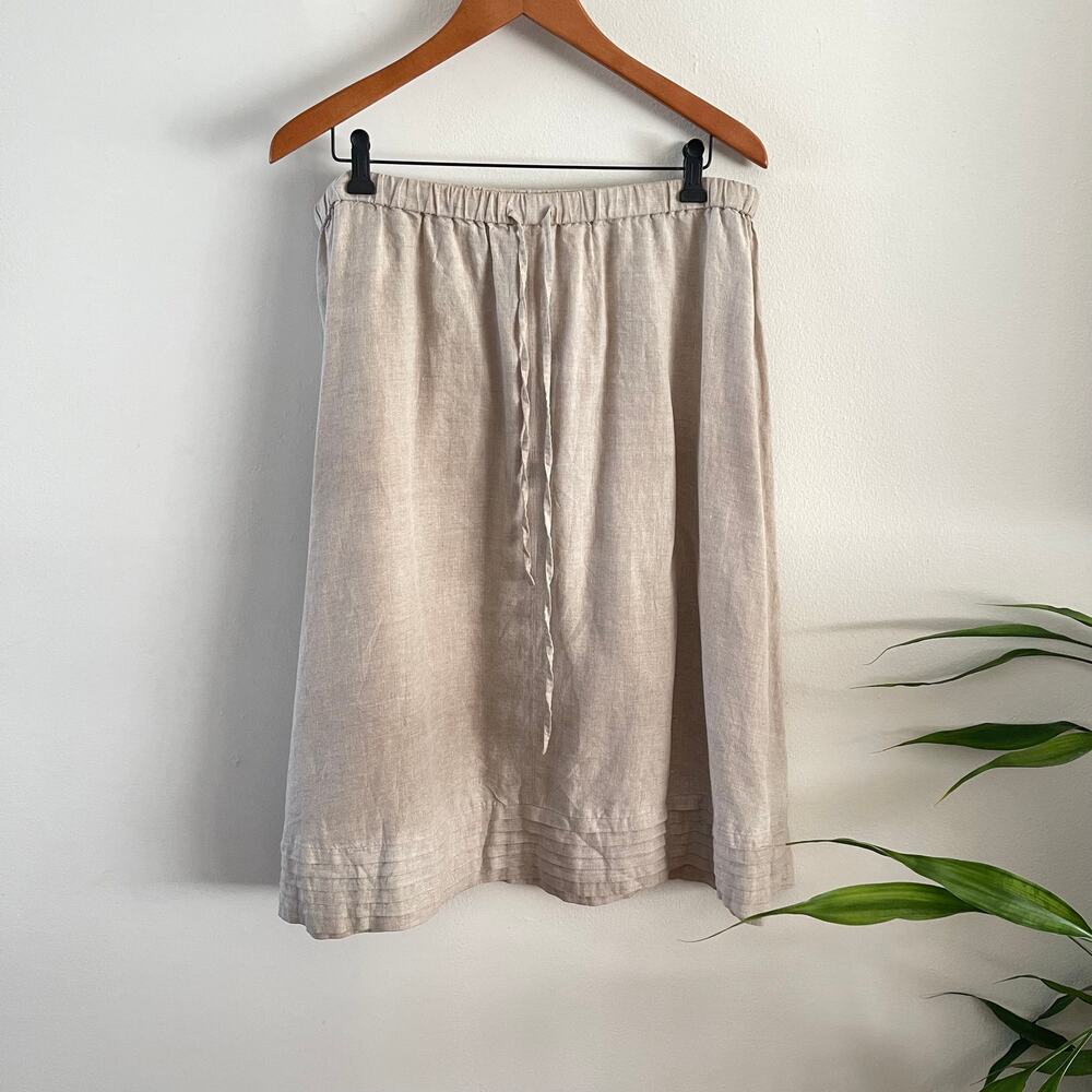 Kate Hill Cream A-Line Skirt